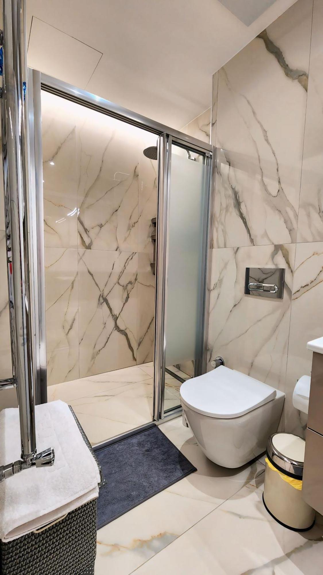 Diamond Residences 10Th Fl. Lux Apt. W/ City View 斯科普里 外观 照片
